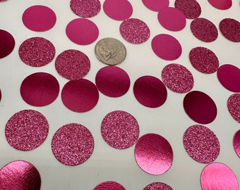 Glitter Confetti pink  Wedding Table Confetti  Confetti, Metallic Confetti Metallic pink Confetti Metallic