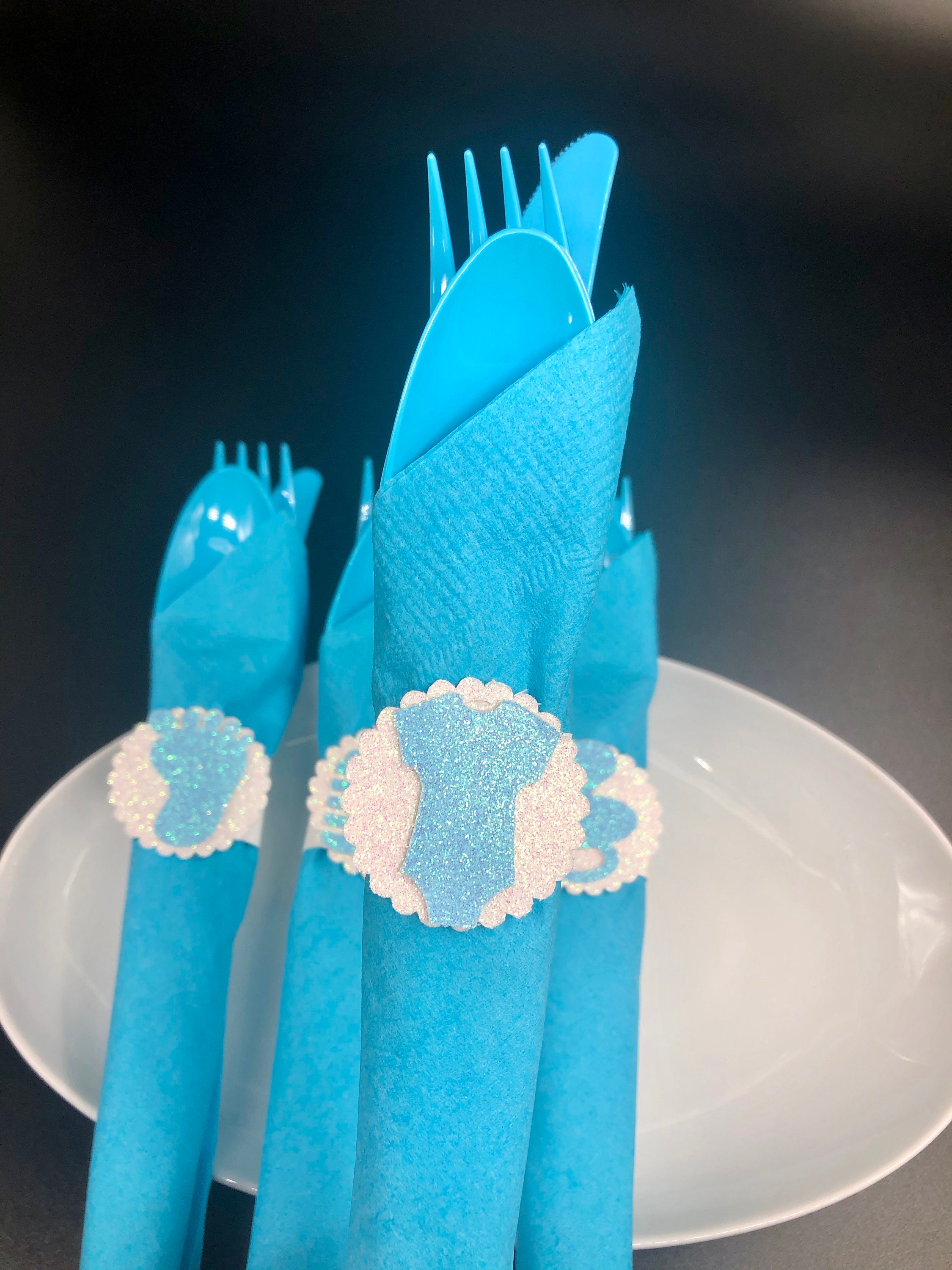 Baby Shower Flatware New Baby Party Silverware Party baby Etsy