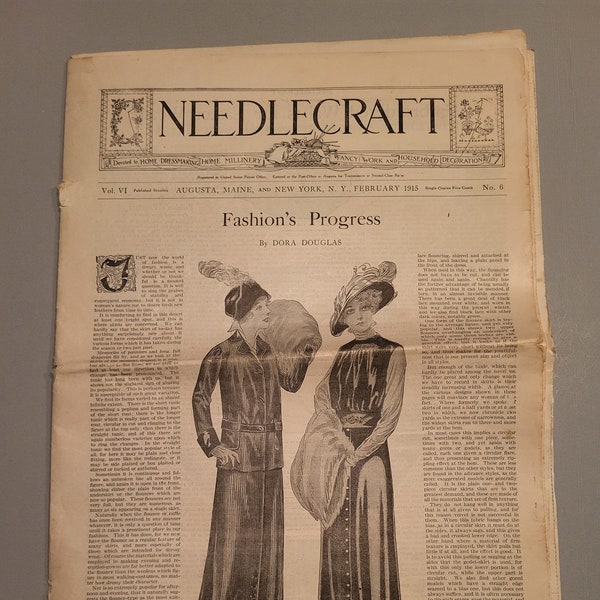 Needle Craft Magazine - February 1915 Edition