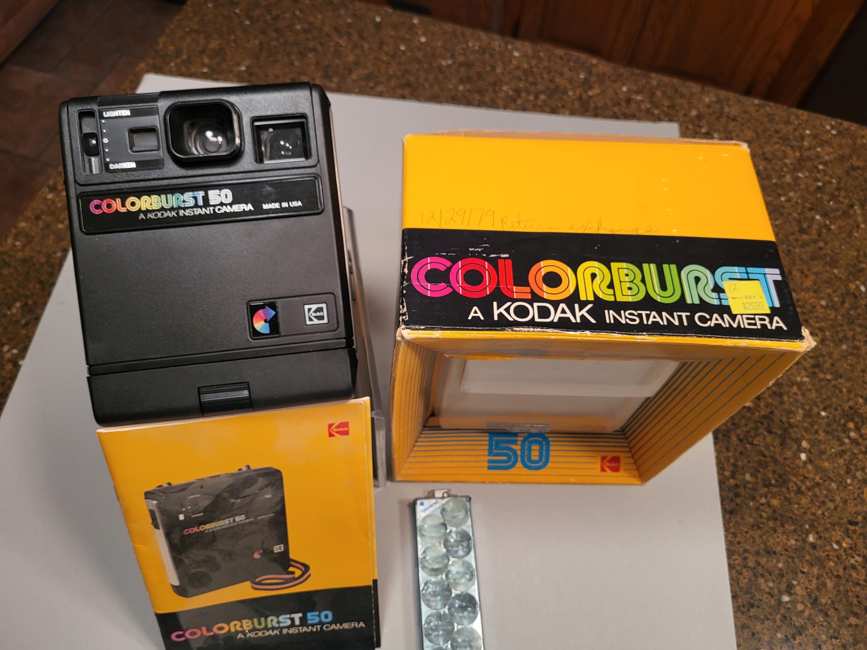 Kodak Colorburst Instant Camera Vintage Not Tested in Box