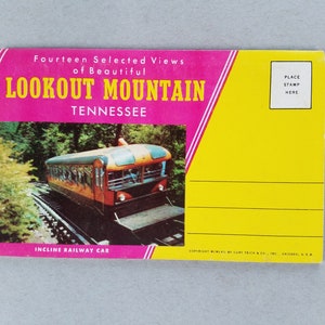 Postcard Booklet from Lookout Mountain Tennessee