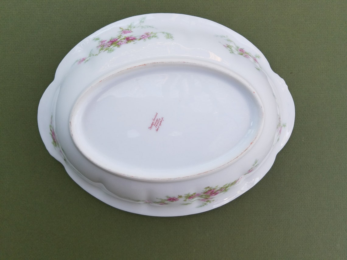 Thomas Haviland China From France Oval Serving Bowl Etsy