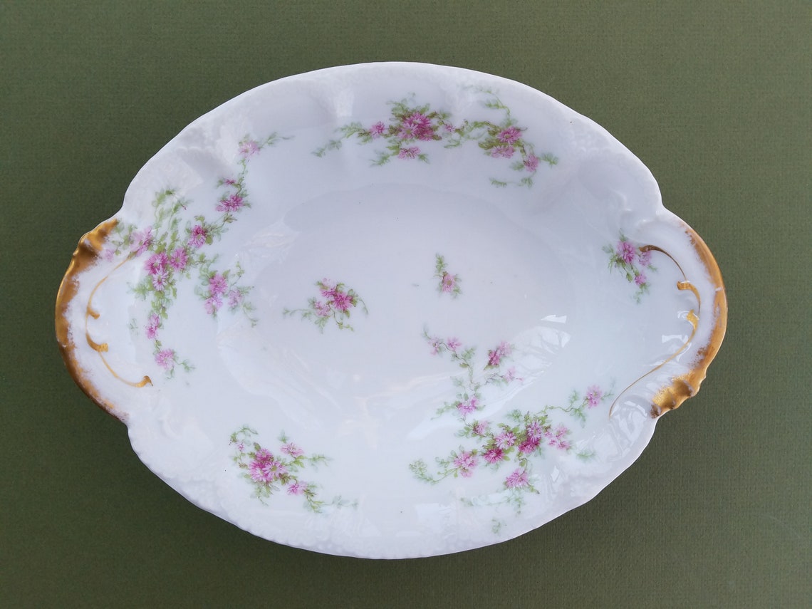 Thomas Haviland China From France Oval Serving Bowl Etsy