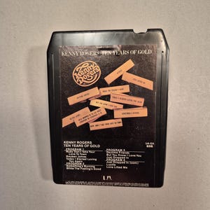 Kenny Rogers - Ten Years Of Gold - Tested  8 Track Tape