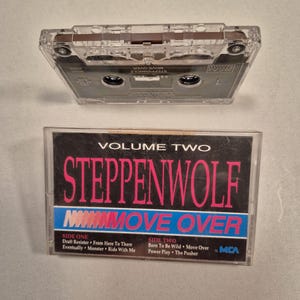 Steppenwolf - Volume Two Move Over - Tested Cassette Tape