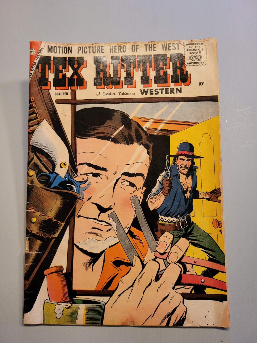 Tex Ritter Comic Western October 1958 - Etsy