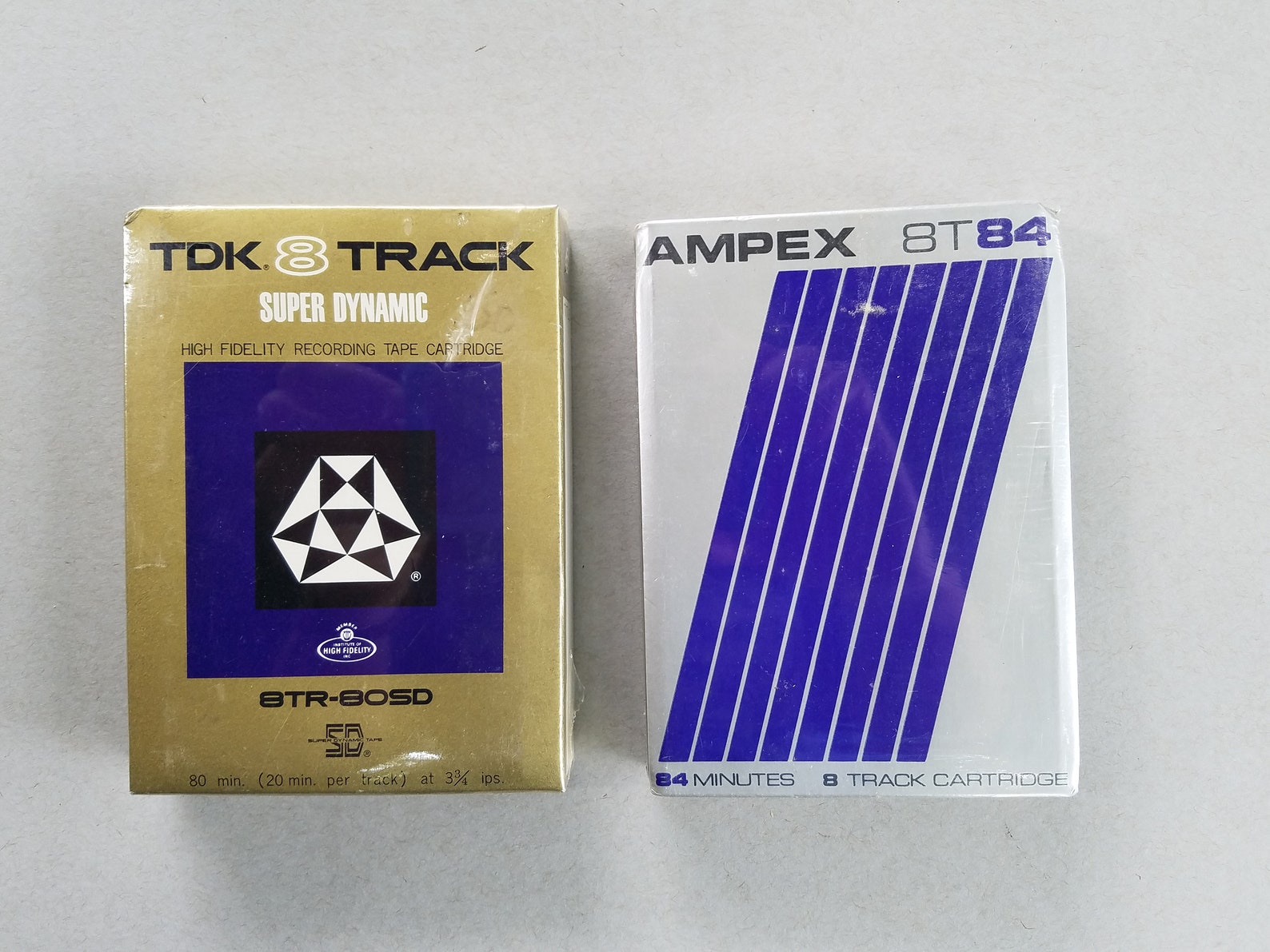 New 2 Still Sealed Blank 8 Track Tapes Etsy