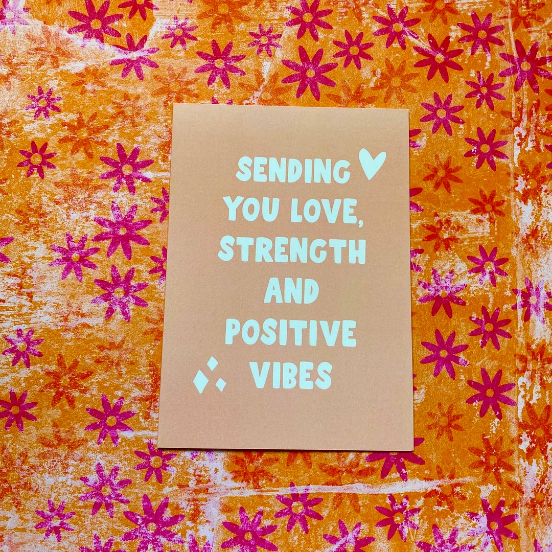 Postivity Friend Positive Vibes | Greetings Card | Friendship | Kindness | Positivity ...