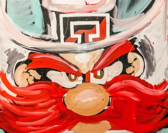 Texas Tech Red Raider Halftime Performance Speedpainting