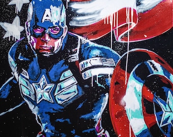 Captain America Malerei