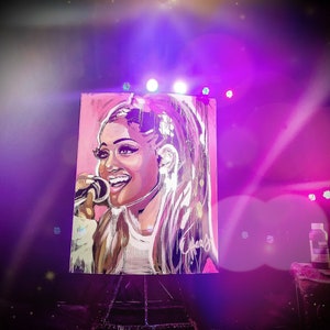 Ariana Grande Speedpainting by Jessica K. Haas