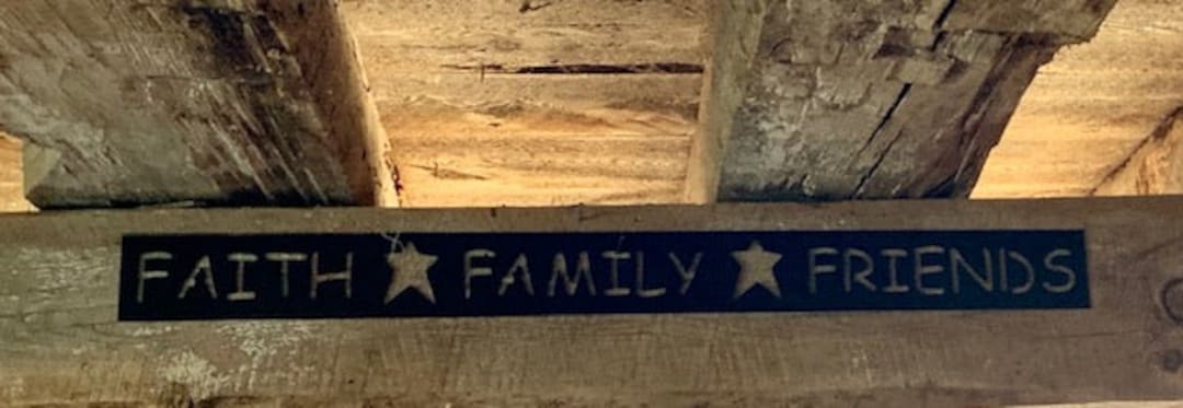 Faith Family Friends Sign - Etsy
