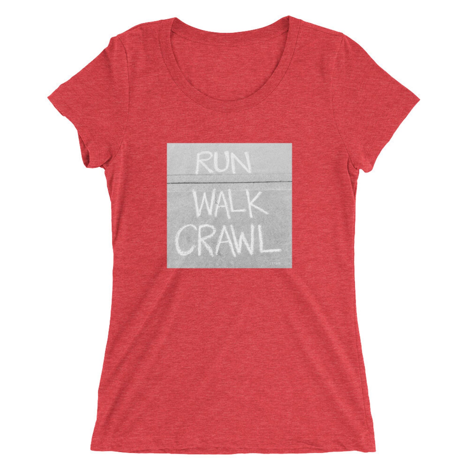 Run Walk Crawl Ladies' Short Sleeve Graphic T-shirt | Etsy