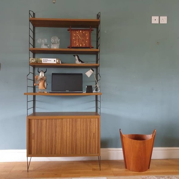 Mid Century Shelving Unit Etsy UK