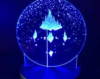 Sky Children of the Light Engraving - “Orbit” with LED base