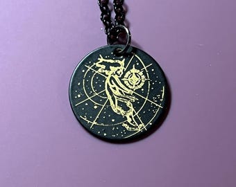 Aaravos and the Magical Elements • The Dragon Prince • Bookmark with Tassel and Bead