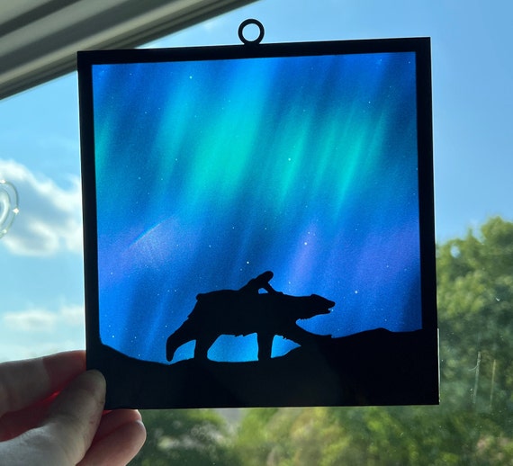 Lyra and Iorek Suncatcher