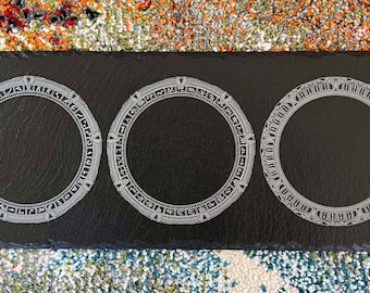 Azulejo de pizarra decorativo Stargate