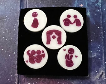 Sky: Children of the Light Emote pins or magnets Set