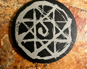 Fullmetal Alchemist slate coasters, set of 5