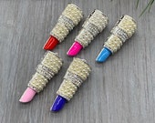 3D Lipstick Charms With Pearls LG-Designer Inspired-DIY Bracelets Necklaces -Jewelry Charms-Affordable Charms - DIY Phone case Embellishment