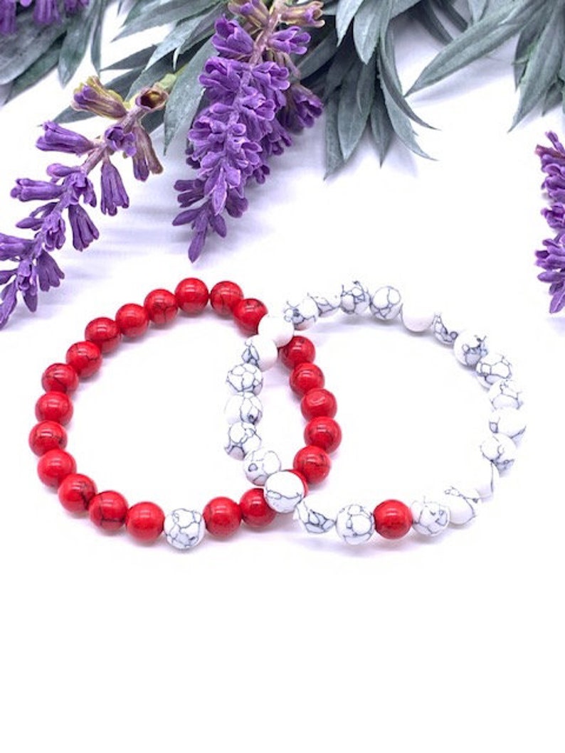 Lava Stone Bracelets for Men and Woman-Couple Relationship Distance Charm Lovers Bracelets Gift Bestseller 2 Pc Set DIY Fashion Jewelry