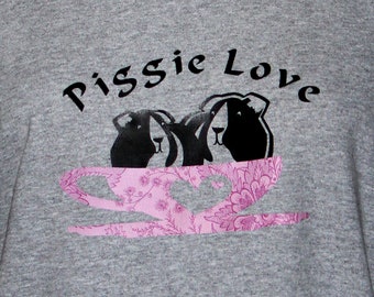 Piggie Love t-shirt with tea cup