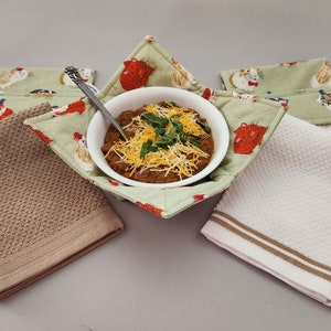 Kitchen Hanging Towels and Bowl Cozies with Guinea Pig Fabric image 1