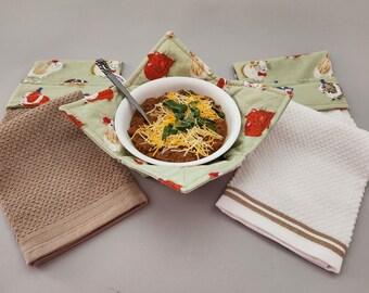 Kitchen Hanging Towels and Bowl Cozies with Guinea Pig Fabric