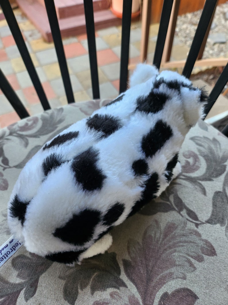 Handmade Dalmation Plush Guinea Pig image 7