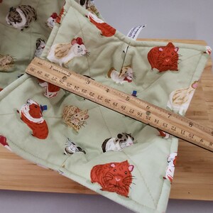 Kitchen Hanging Towels and Bowl Cozies with Guinea Pig Fabric image 4