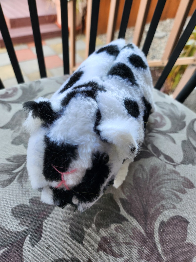 Handmade Dalmation Plush Guinea Pig image 5