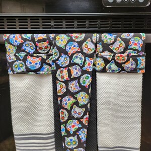 Kitchen Hanging Towels and Bowl Cozies with Guinea Pig Fabric image 6