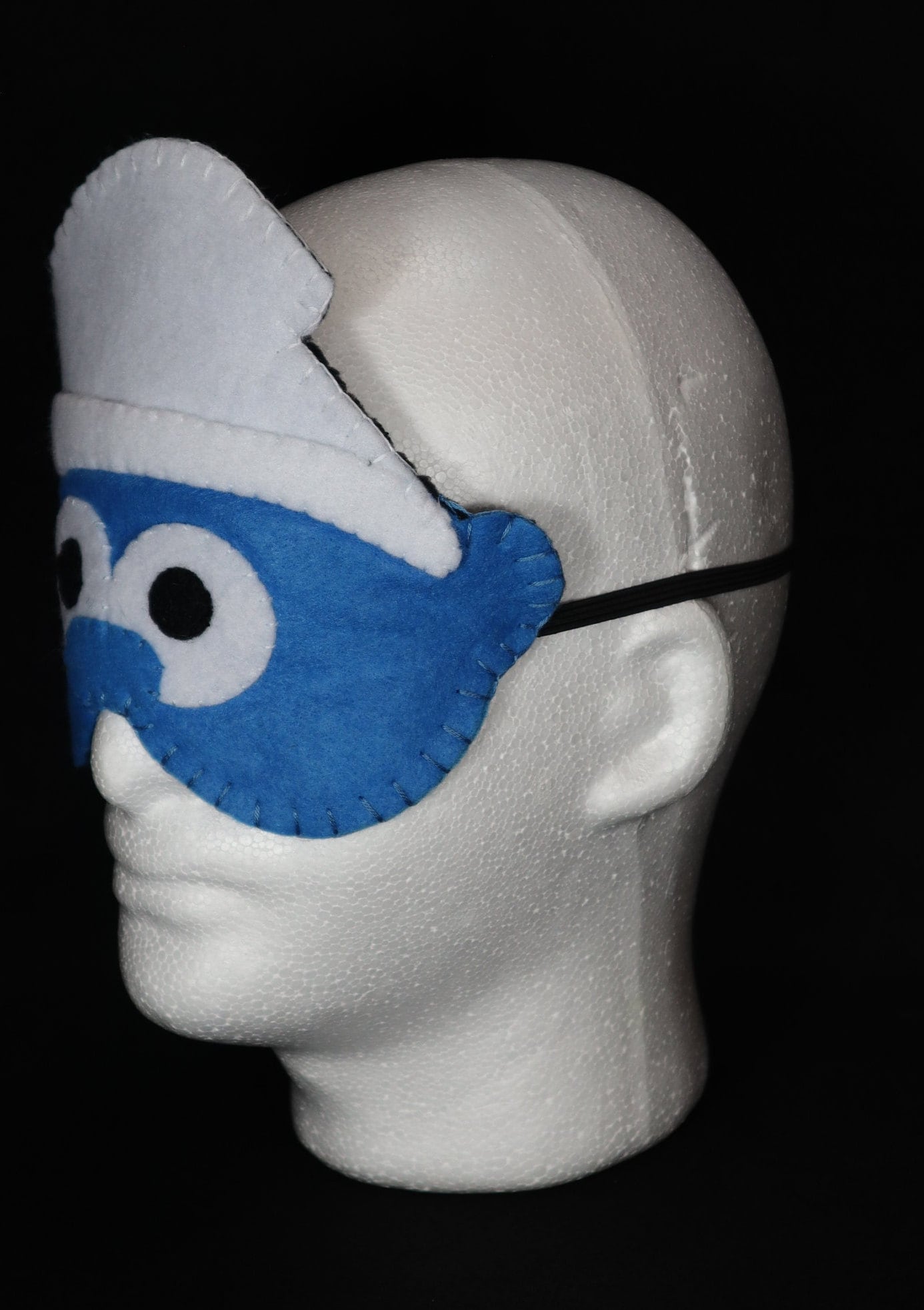 Smuff Mask Smurf Adult Size Sleep Mask - Etsy