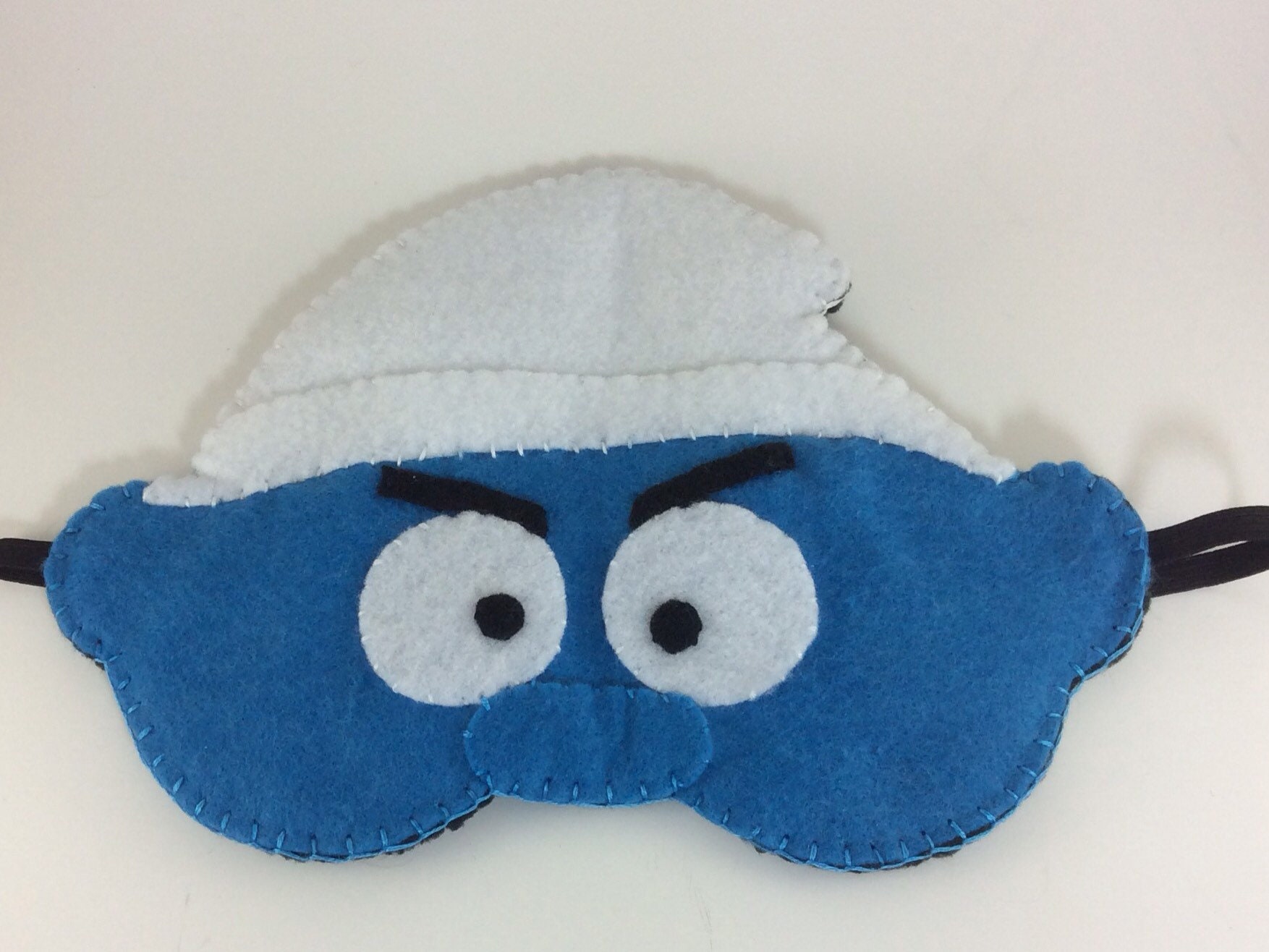 Smuff Mask Smurf Adult Size Sleep Mask - Etsy