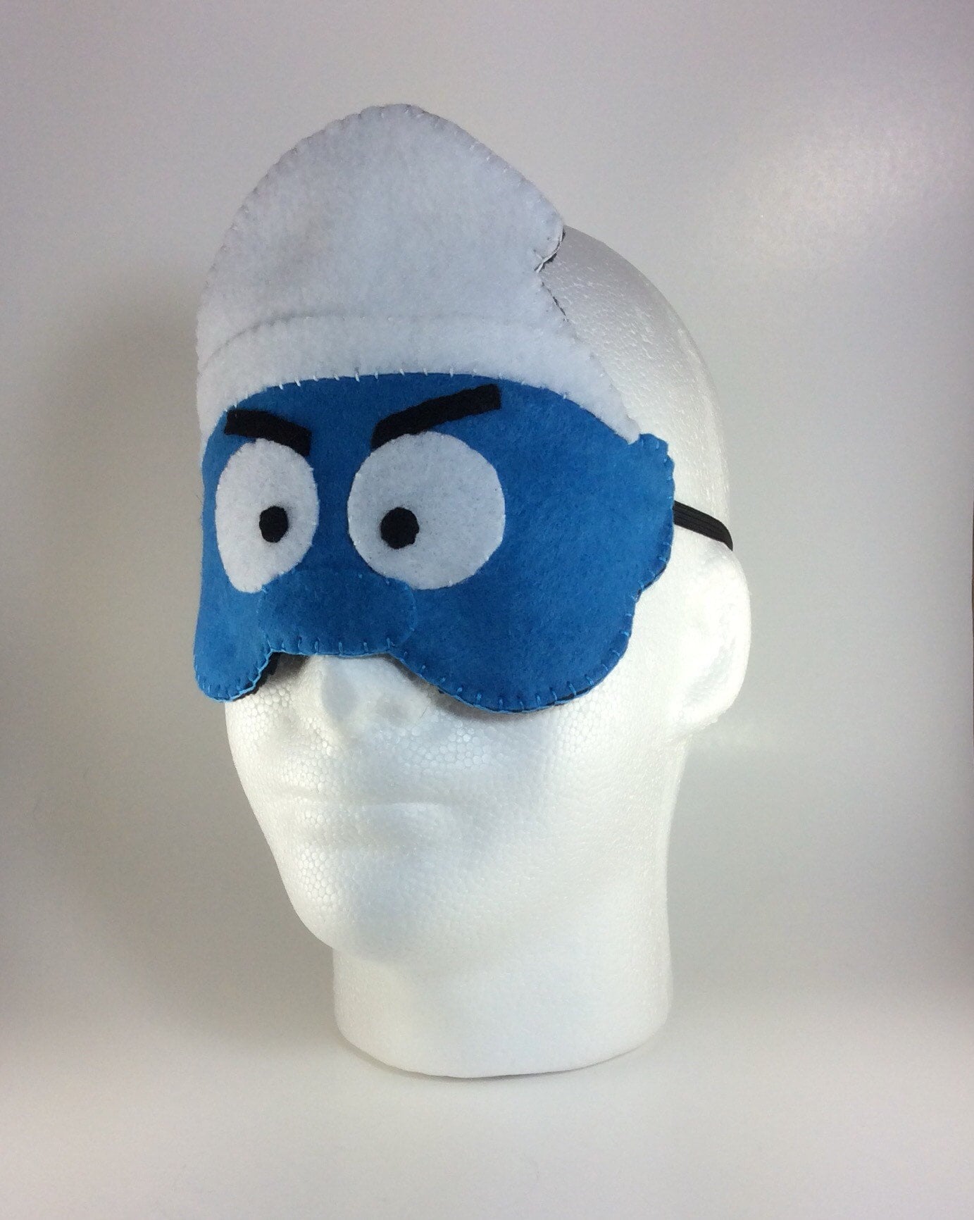 Smuff Mask Smurf Adult Size Sleep Mask - Etsy
