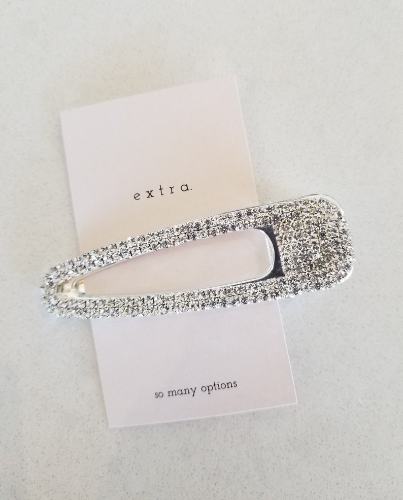 Crystal Hair Clips Etsy