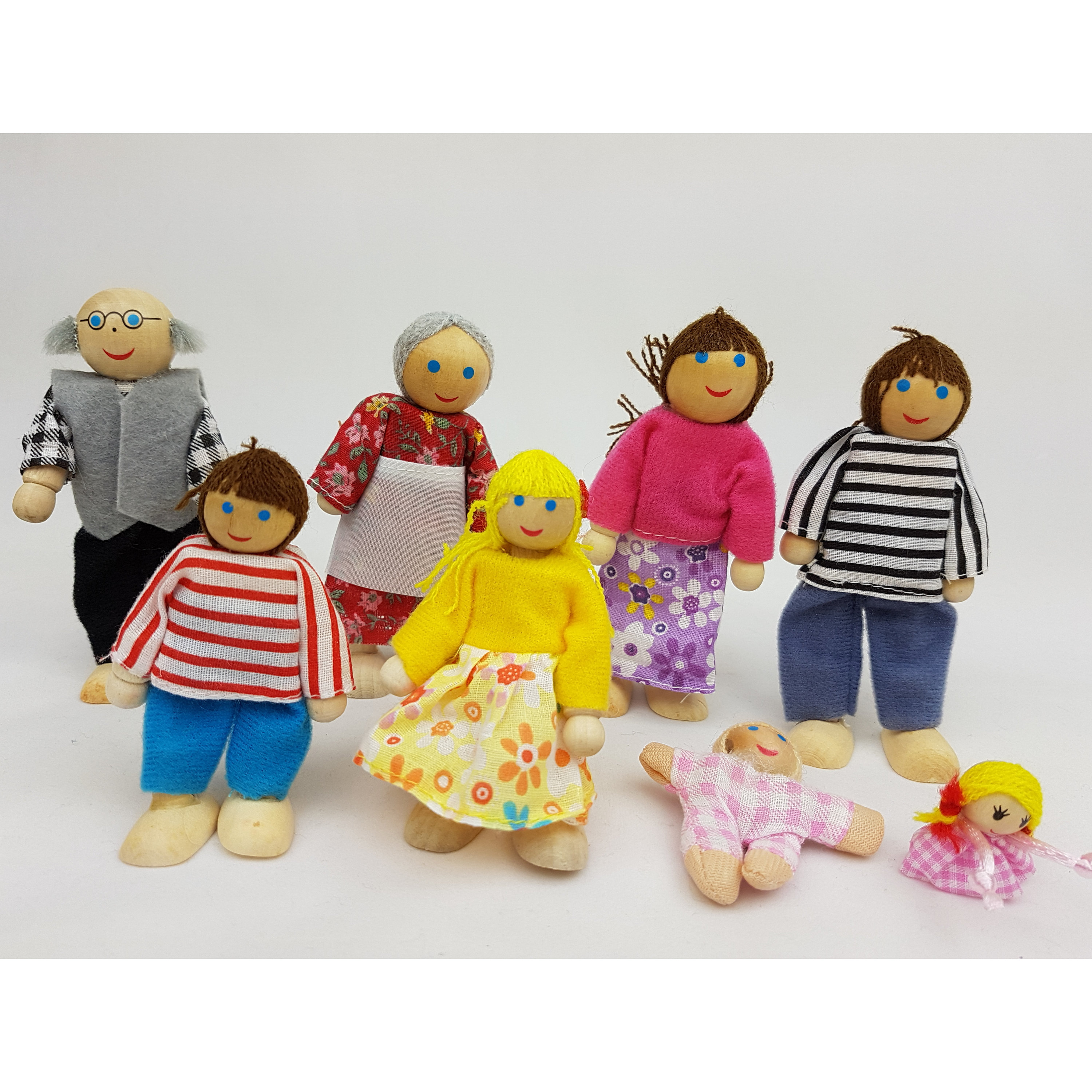 Dollhouse Furniture / Wooden Dolls / Miniature Wood Doll House Etsy