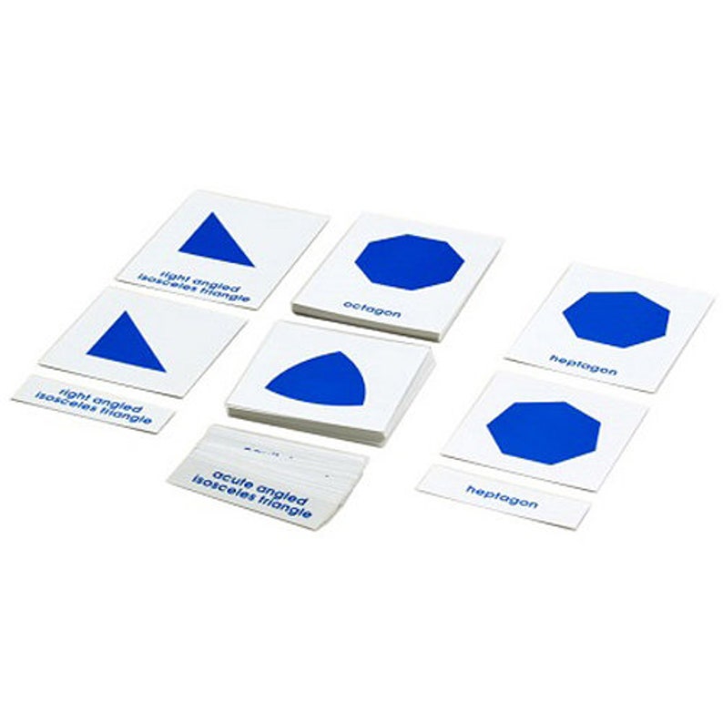 Geometric Cabinet with 35 Insets Cards Control Chart IFIT Montessori