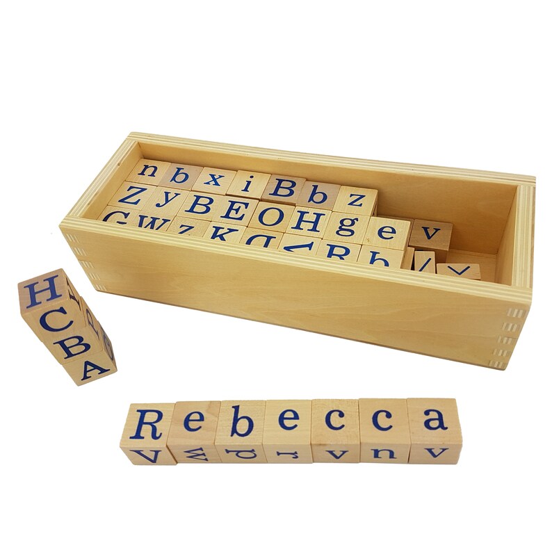 Alphabet Dice / IFIT Montessori Language Materials Etsy