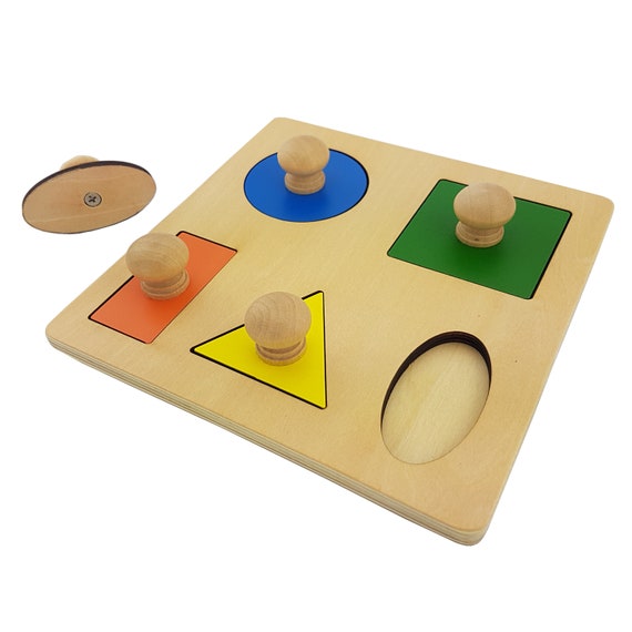 Second Puzzle: Geometric Puzzle Board