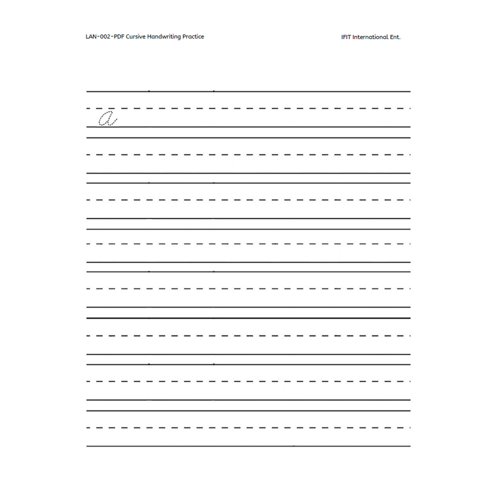 cursive handwriting practice pdf ifit montessori