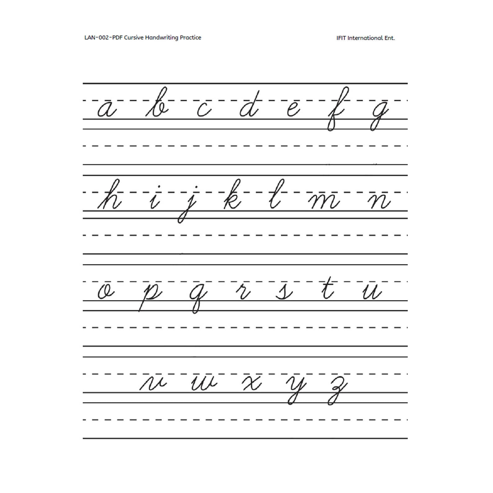 cursive handwriting practice pdf ifit montessori language etsy