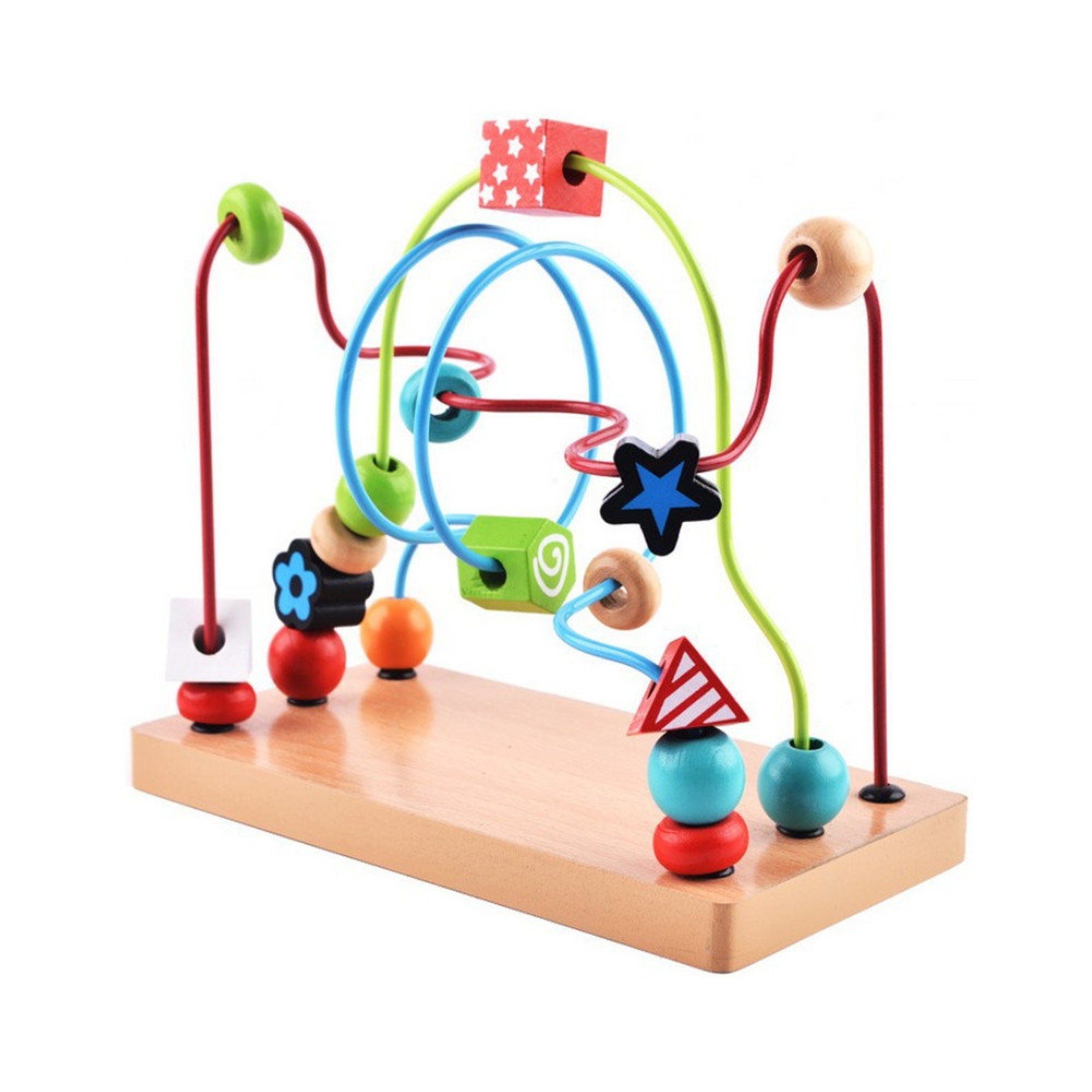 Large Bead Maze / IFIT Montessori Infant Toddler Materials Etsy