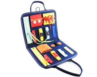 Felt Busy Board Juguetes Montessori Para Niños Pequeños De Felt Busy Board Juguetes Montessori Para Niños Pequeños De