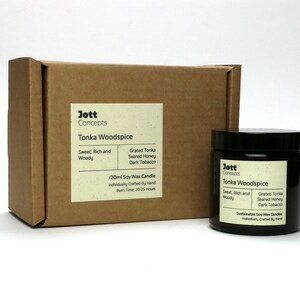 Tonka Woodspice Scented Soy Wax Candle
