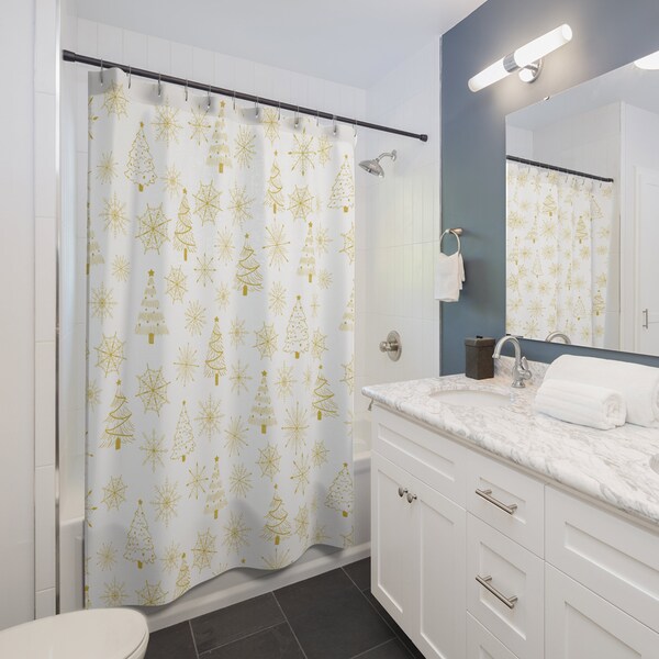 Gold Shower Curtain Etsy