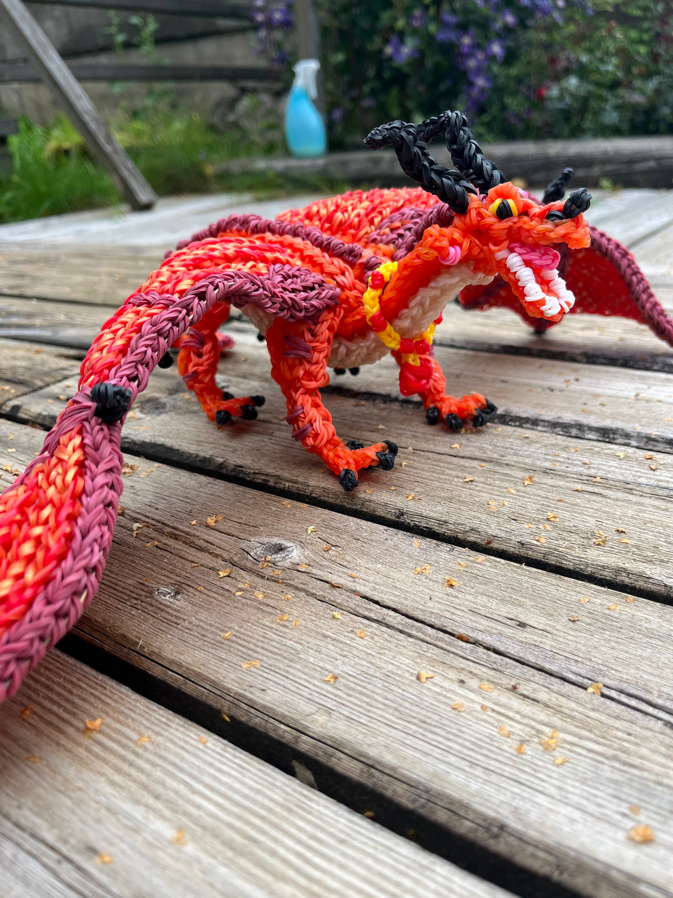 Queen Scarlet Rainbowloom Dragon - Etsy