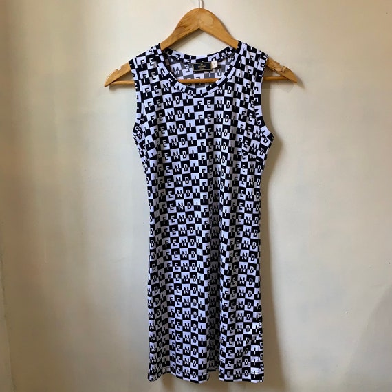Authentic vintage Fendi dress | Fendi zucca