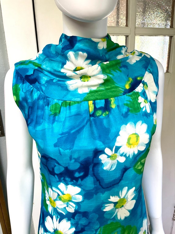 True Vintage 60s Medium Hawaiian tropical Floral … - image 6